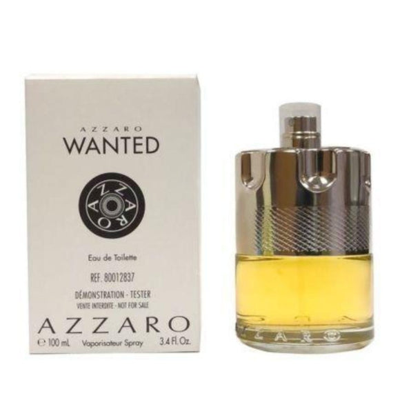 Azzaro Wanted Men 3.4 oz / 100 ml Eau de Toilette Tester