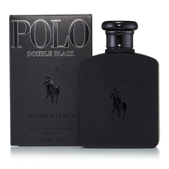 Ralph Lauren Polo Double Black Men 4.2 oz / 125 ml Eau de Toilette Spray